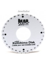 Beadsmith Small Mini  Kumihimo Round Disk 10.7cm (4.25 Inch) ~ For Unique Braided Designs & With Optional Instructions